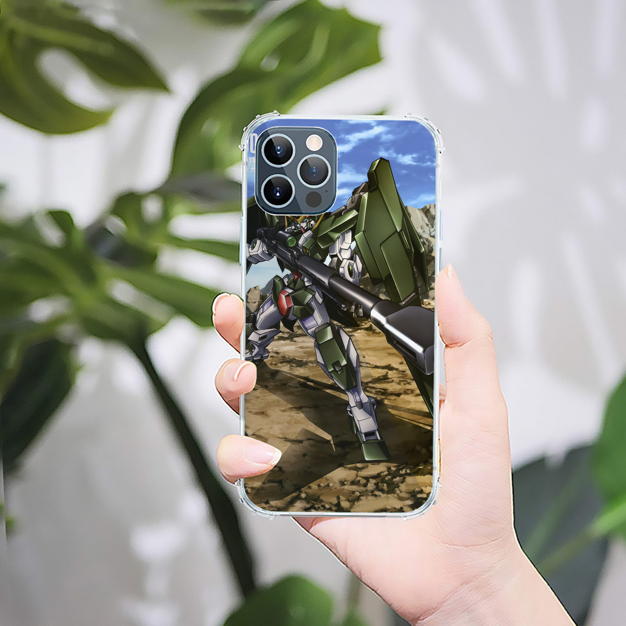 （画像用） 機動戦士ガンダム Mobile Suit Gundam 【iPhone 12シリーズ対応】透明スマホケース（クリアソフトケース）